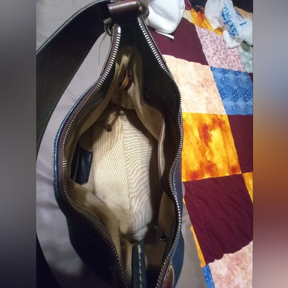 Round Woven Orange and Yellow Handbag - Picture 5 of 5